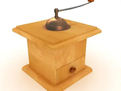 Antique Coffee Grinder 3D model