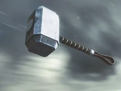 Mjolnir - Thor Hammer 3D model