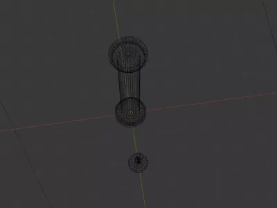 Low Poly Pillar and Bomb Low-poly 3D model