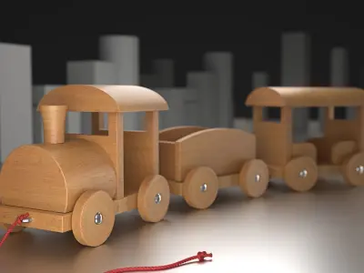 Favorite Toy - Train 3D model