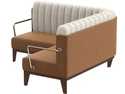 Banquette Leather 3D model