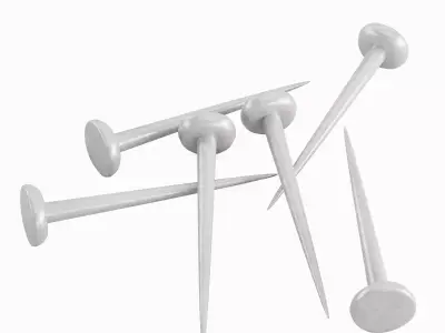 Simple Nail 01 Low-poly 3D model
