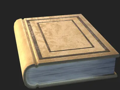 Generic Book Free low-poly 3D model