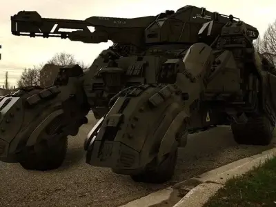 High Resolution Tank 3D model