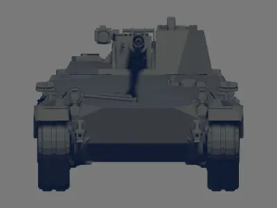 Begleitpanzer 57 3D model