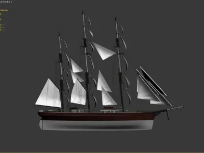 Schaffer Model Boat  3D model