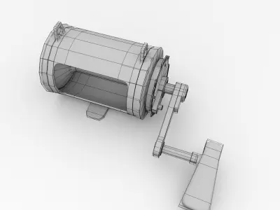 Fishing Reel 3D model get