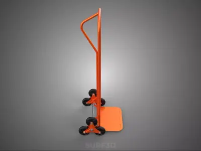 P HANDLE GRIP STAIR CLIMBING HAND TRUCK CART TROLLEY DOLLY CARGO 3D model