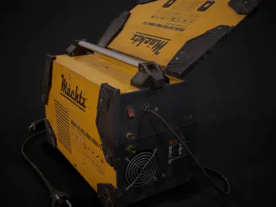 Welding machine  Low-poly 3D model