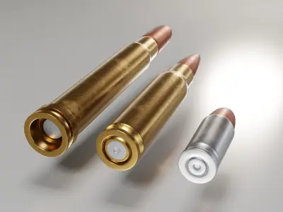 Bullet AMMO Low-poly 3D model purchase