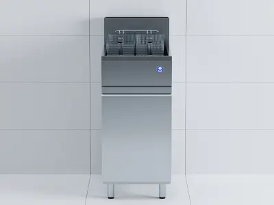 Industrial Stainless Steel Deep Fryer For Restaurants 3D model