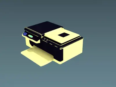 HP Officejet J4580 Free 3D model