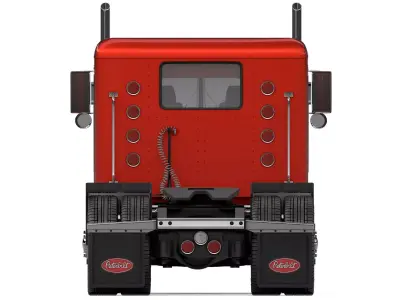 Peterbilt 359 Sleeper Cab 1984 3D model