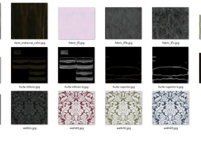 Antique Sofa 3D model