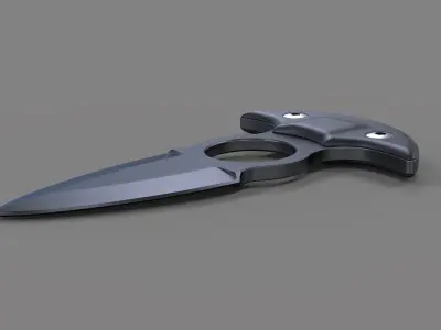 Push dagger 6 3D model