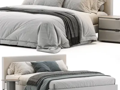 West Elm Emmett Bed 3D model