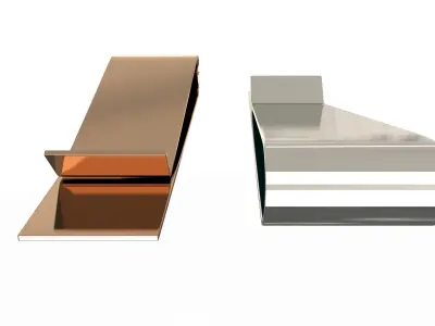 Money Clip Low-poly 3D model