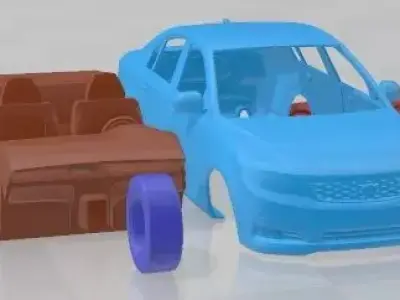 Kia Optima 2009 Printable Car 3D print model