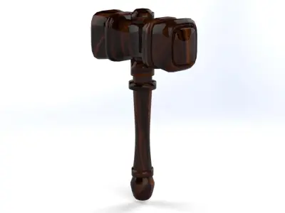 Classic hammer Free 3D model