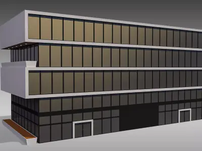 Commercial Building 011 3D model