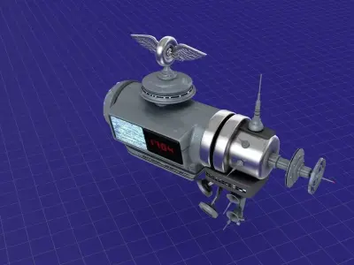 Video Zeppelin 3D model