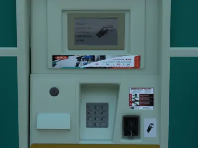 Petrol Pump unit 3D model