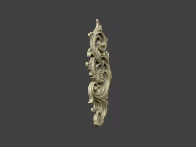 The Gothic Pattern design detail mystery ornate 3D print model