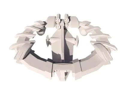 Spaceship-spacecraft-Ultra5 3D model