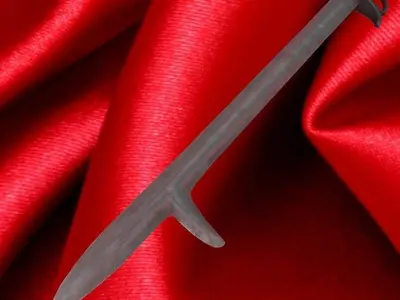 Fanged sword 3D model