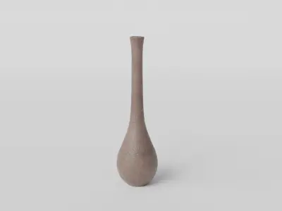 LowPoly Antique Vase Set 4K GameReady Asset Low-poly 3D model