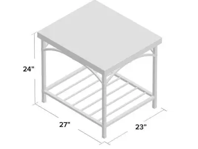 Hanah End Table 3D model