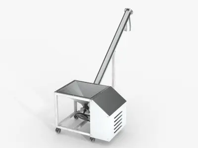 Screw Conveyor 3D model shop