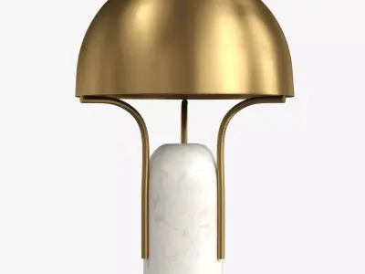 Affinity Medium Dome Table Lamp 3D model