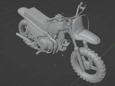 YAMAHA PW 50 3D model