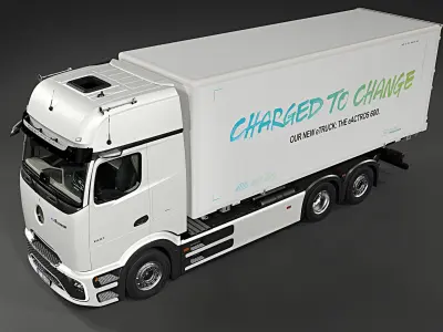  2025 Mercedes-Benz eActros 600 GigaSpace Box Truck 