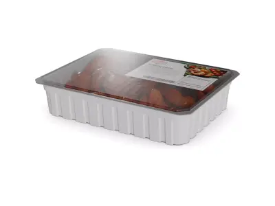 Frozen seafood Premium Shrimp 3D model