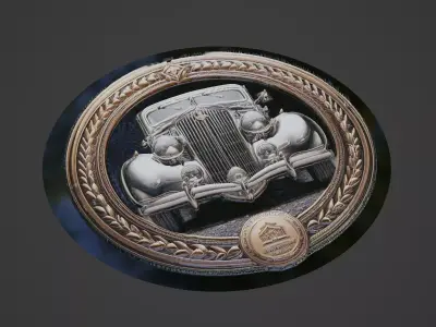 Car Pendant Medallion 3D print model