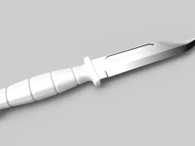  Hunting Knife 02 3D model