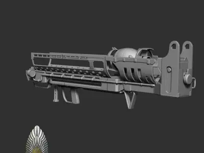 Fallout Nuke Launcher 3d digital download 3D print model