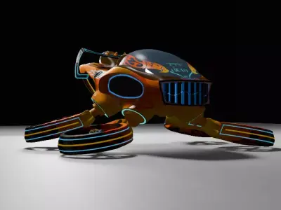 flying car 3D model