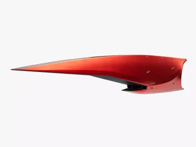 Hypersonic missile HSM A2 01 3D model