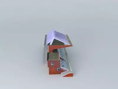 The stadium hotels and accommodation Free 3D model