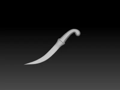 Nice dagger 3D model