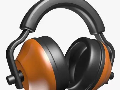 Ear Sound Protectors 3D model