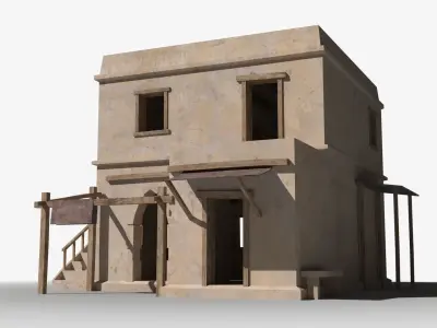 Arab x24 Low-poly 3D model