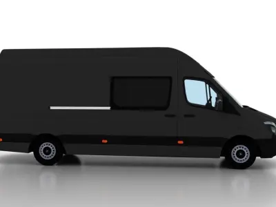 Mercedes Benz Sprinter L3H3 2015 Crew Van EU 3D model