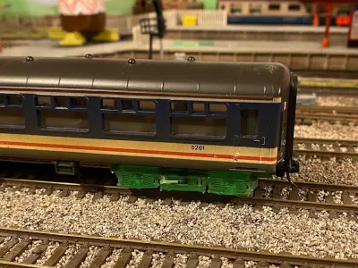 OO MK2 and MK2A Coach Bogie with NEM Socket to fit Hornby Coach 3D print model