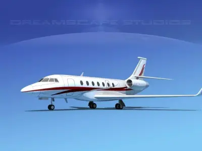Dassault Falcon 2000 V10 3D model purchase