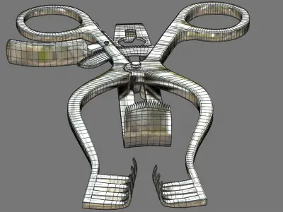 Henley Retractor surgical instrument 3D model