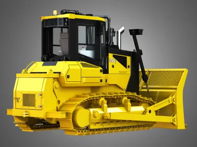 950J Crawler Dozer 3D model